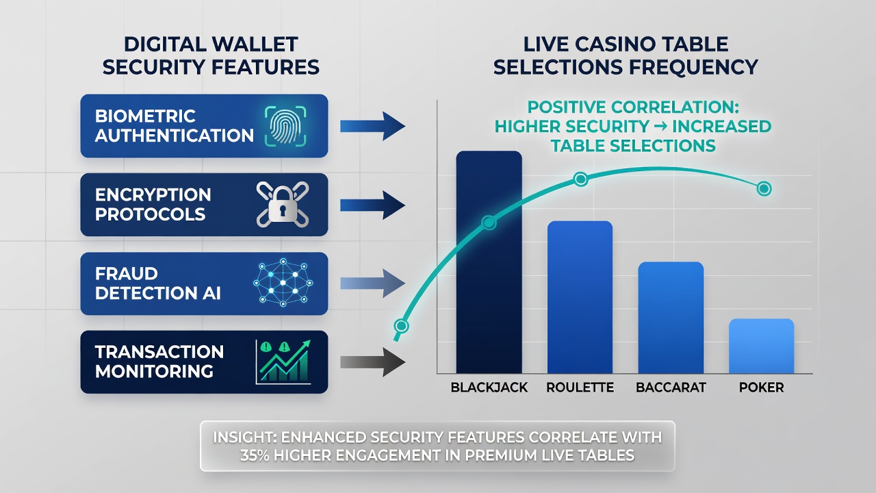 International users reviewing live dealer table options on a tablet with secure digital wallet transaction confirmation visible
