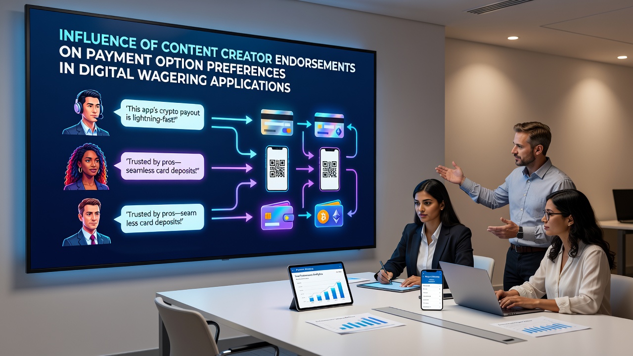 Analytics dashboard showing payment preference shifts after creator endorsements